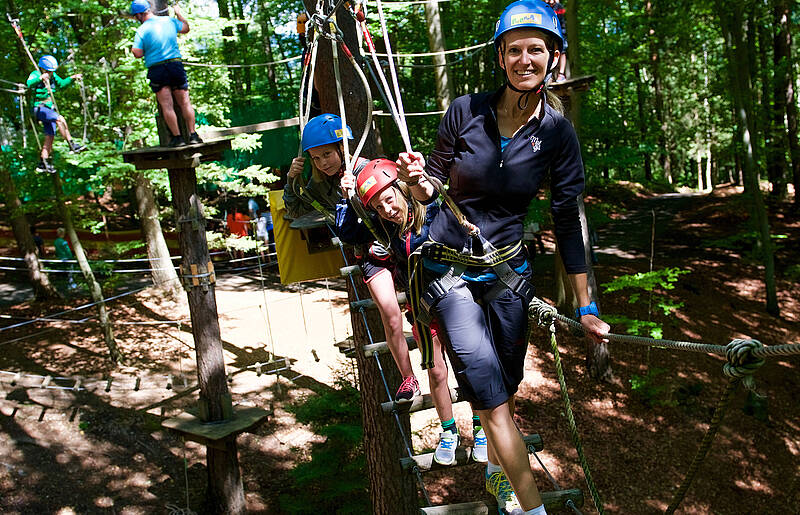 Waldseilpark Taborhoehe mit 9 Parcours