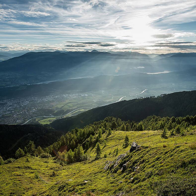 Goldeck Blick Richtung Spittal Millstaettersee