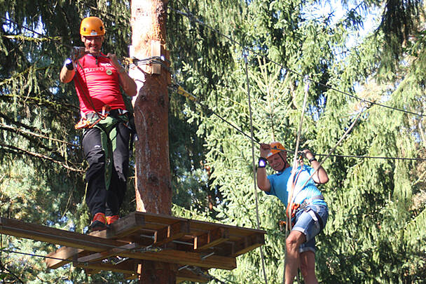 Kaernten AT Ausflugsziele Hochseilpark Walderlebniswelt Teambuilding 002