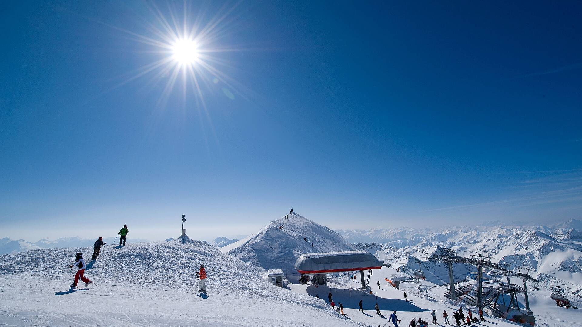 Moelltaler Gletscher Sonnenskilauf