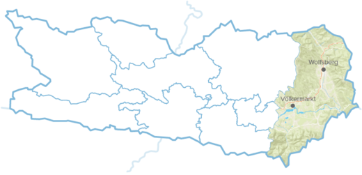 Klopeiner See Südkärnten Lavanttal map