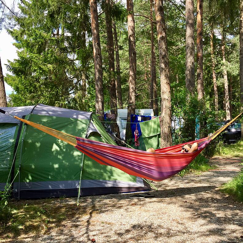 Am Camping Anderwald relaxen