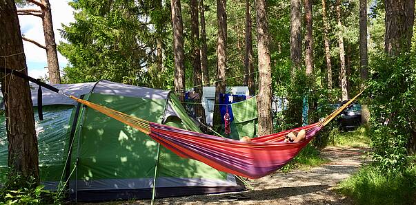 Am Camping Anderwald relaxen